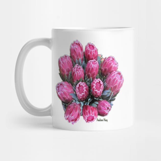 Pink Ice protea by Just Kidding by Nadine May